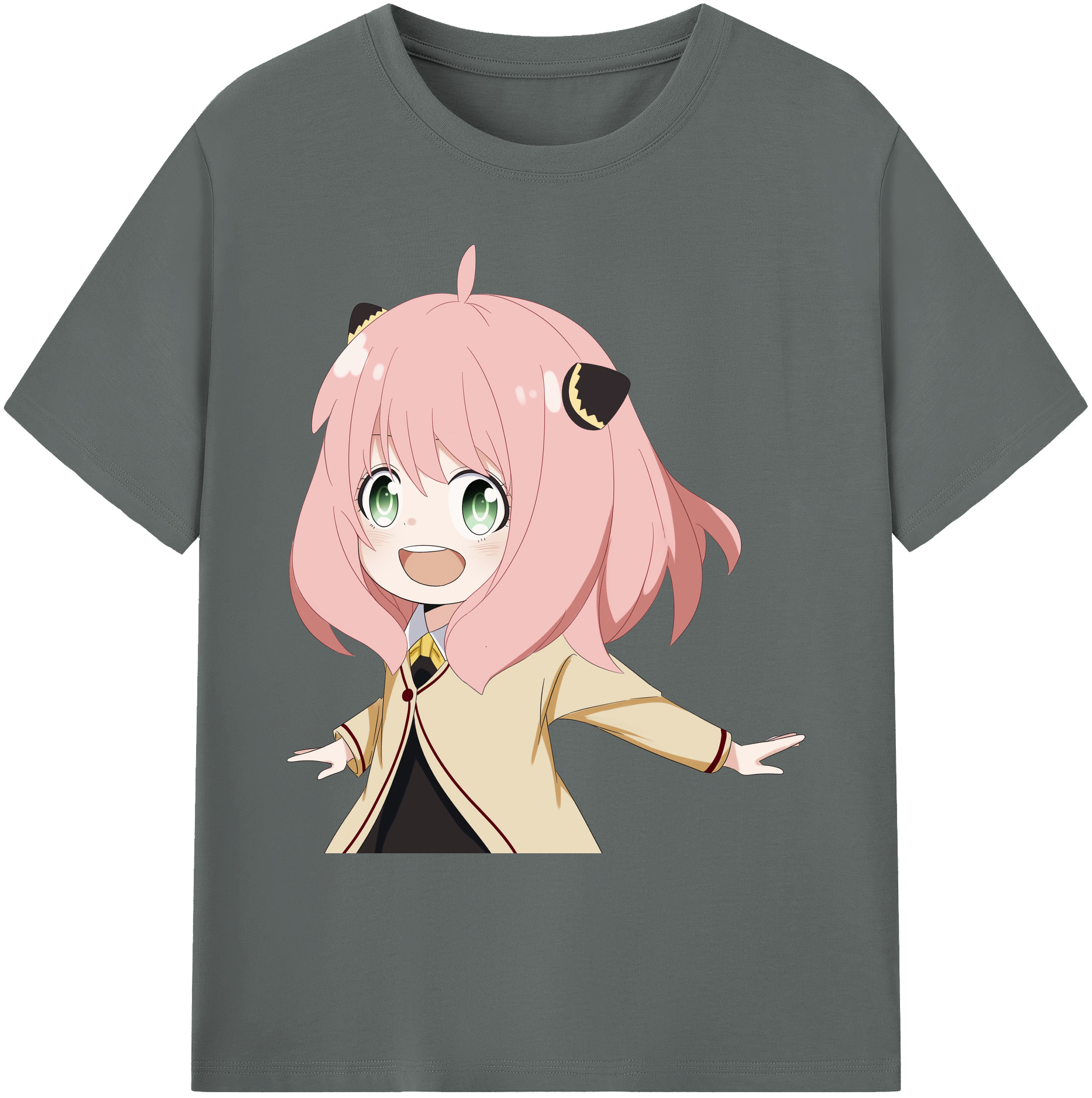 （画像用） SPY×FAMILY间谍家家酒 綿100％ メンズ半袖Tシャツ｜肌触りやわらか＆通気性